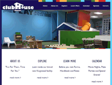 Tablet Screenshot of clubhouseplaycare.com